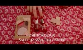Strangekitty: Friday Nails - Valentines Look (Konad Stamper) + Red Ombre