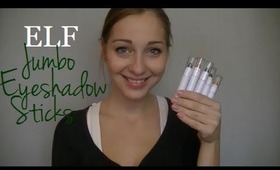 ELF Jumbo Eyeshadow Sticks | Review