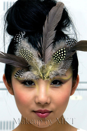 Graduation Project - Creative Feathers Makeup 
