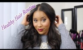 Healthy Haircare Routine- How to Straighten Naturally Curly Hair