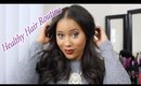 Healthy Haircare Routine- How to Straighten Naturally Curly Hair