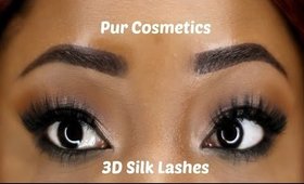 Pur Cosmetics 3D Silk Lashes | TheMindCatcher