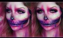 Pink Glam Skull Makeup Tutorial