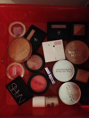 My blush collection at the moment <3