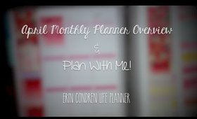 April Monthly Overview & Plan With Me | Erin Condren Life Planner