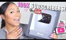 HOW I GOT 100,000 SUBSCRIBERS! Unboxing My YouTube SILVER Play Button