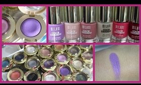 Milani Bella Eyes Gel Eyeshadows Swatches & Nail Lacquers