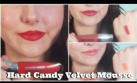 Hard Candy Velvet Mousse Matte Lip Color Speed Review & Swatches