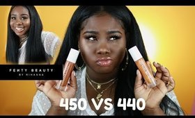 ♡ Fenty Beauty Pro Filt'r Update Shade #440 vs #450