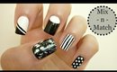 Easy Mix and Match Black and White Nail Art!