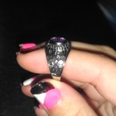 nails and class ring <3