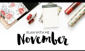Plan With Me! | November 2016 (+ Mini Paper Source & Sephora Haul)
