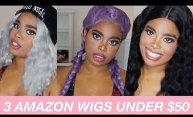 3 WIGS UNDER $50 | amazon wig haul and unboxing