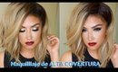 Maquillaje de ALTA Covertura  / Full coverage Makeup tutorial & red lips  | auroramakeup