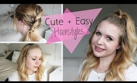 3 Cute and Easy Spring Hairstyles