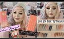 Too Faced Sweet Peach Palette VS Makeup Revolution | Dupe Tutorial