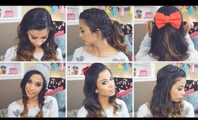 Easy Holiday Hairstyles for Medium and Long Hair!