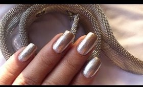 Metallic silver nail polish -- Lacquer for nail art for how to metal & mirror designs superwowstyle