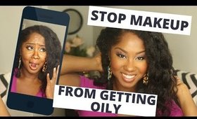 Tips to stop makeup from getting oily and shiny | Make Your Makeup last all day