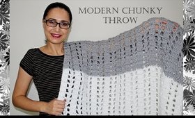 VERY EASY Crochet Modern Throw/Blanket/Afghan
