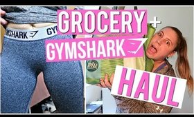 Gluten/Dairy Free Grocery Haul + GYMSHARK TRY-ON! Fitness Vlog #14