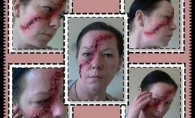 Stitched Up Face SFX Make Up Tutorial