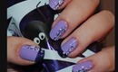 purple crazz nail art tutorial