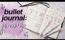 PLAN WITH ME! 📝 My JANUARY 2018 BULLET JOURNAL Setup | Jamie Paige