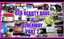 Gen Beauty Haul & Giveaway Part 2 (NYX, EM, Ofra, Tarte, IT Cosmetics)
