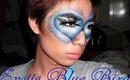 Exotic Blue Bird Halloween Makeup Tutorial