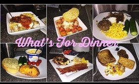 WHATS FOR DINNER | 6 QUICK, EASY, & KID FRIENDLY MEALS