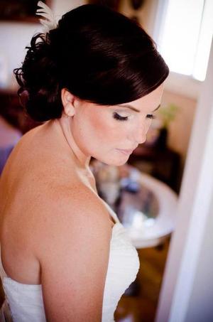 Soft and natural bridal makeup that I did in August 