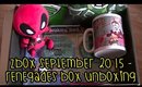 ZBOX September 2015 -  Renegades Box Unboxing