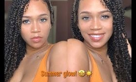 Chatty #GRWM Quick summer go to look! Drugstore Edition