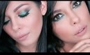 GREEN Metallic EyeShadow + Full Face Makeup Tutorial | SCCASTANEDA