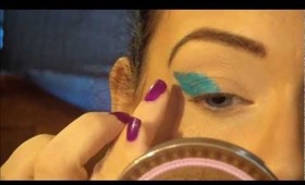 BLUE ICE SUMMER GLAM EYES | Jamakeupartist