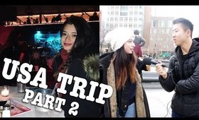 RUDE COUPLE IN BUGGY + RANDOMLY INTERVIEWED | NYC + Philly Vlog