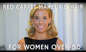 Glowing Natural Red Carpet Makeup & Hair for Mature Women Over 50 Tutorial - mathias4makeup