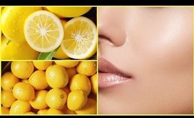 WATCH WHAT HAPPENS WHEN YOU APPLY LEMON ON FACE FOR 20 MINUTES! DIY LEMON FACE MASK BEFORE & AFTER