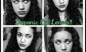 Demonic Eye Lenses by Eyemoods!!