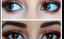 Eye tutorial to make all eye colors POP +outfit