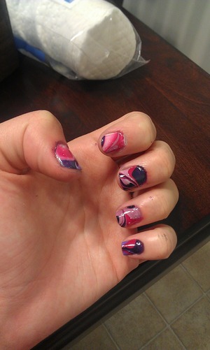 water marbled my nails!