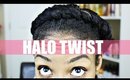 Halo Twist on Natural Hair