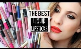 The BEST Liquid Lipsticks ♡ Reviewing Kat Von D, Anastasia, NYX + Many More | JamiePaigeBeauty