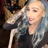 Blue Hair Tattoos