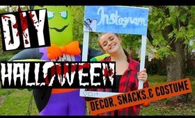 Last Minute Halloween: Decor, Snacks, & Costume♡