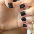 Black Gel Nails
