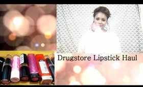 Favorite Drugstore Lipsticks + Swatches
