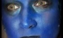 Mystique look from x-men - My Beauty Addiction - Uniqso - Sugarpill - Wolfe FX