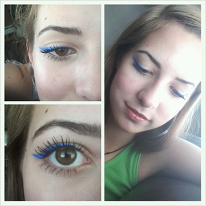 simple blue wing that i love doing